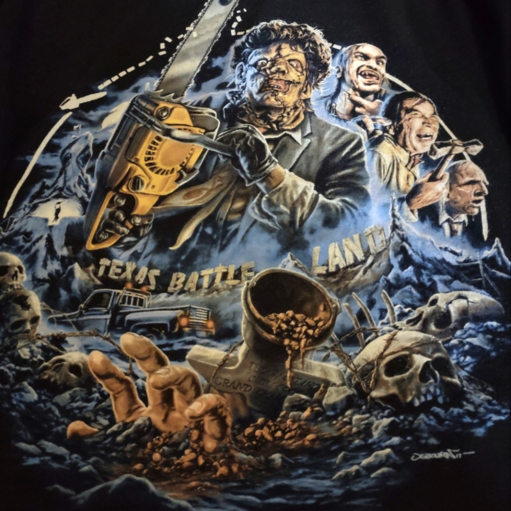 Texas chainsaw massacre baseball shirt frightrags